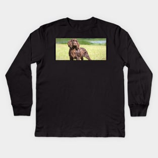 Boykin Painting Kids Long Sleeve T-Shirt